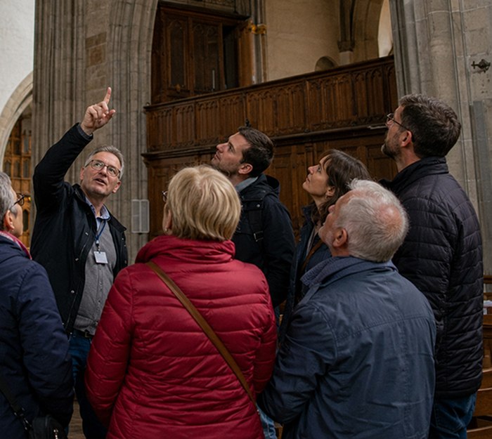 Kirchenführung für neue Gemeindemitglieder